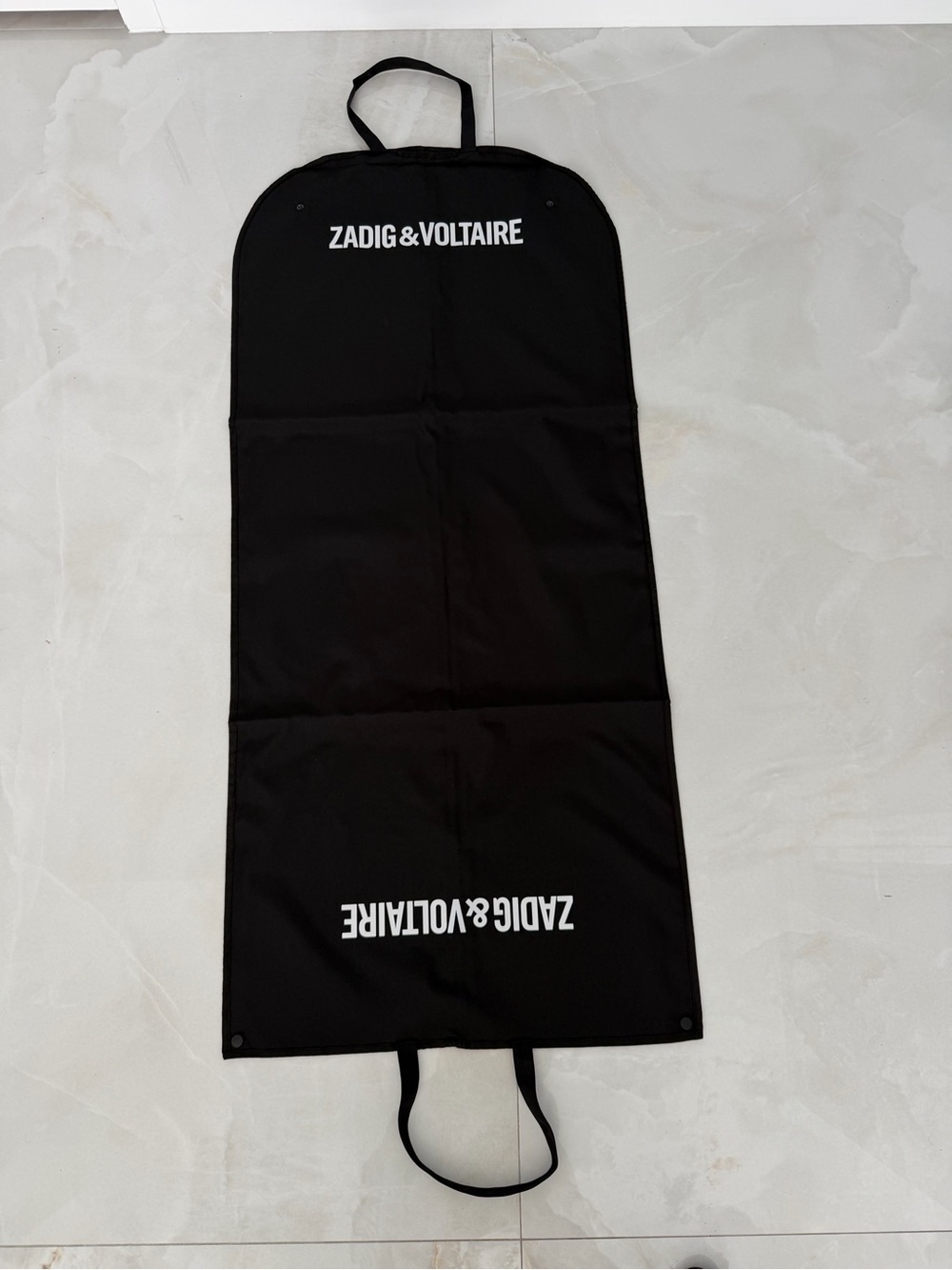 New ZADIG & VOLTAIRE Newest Black Logo Garment Travel Bag